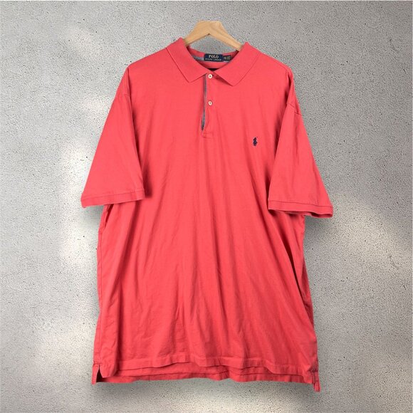 Polo Ralph Lauren Other - Polo Ralph Lauren 2XLT Coral Polo Shirt Men’s Short Sleeve Classic Fit Cotton